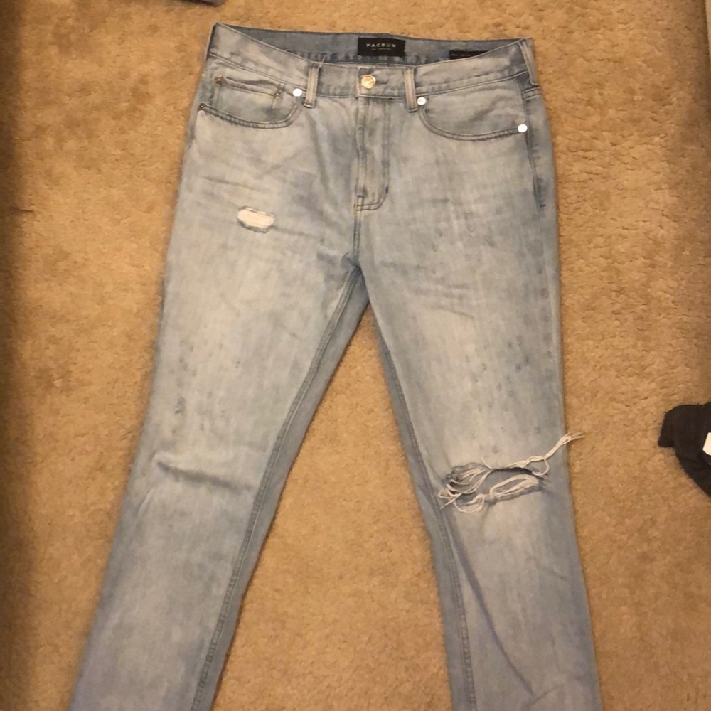 Blue PacSun Jeans Ripped